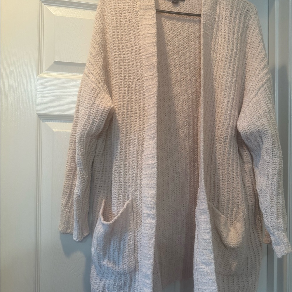 Women's Cream Sweater Cardigan